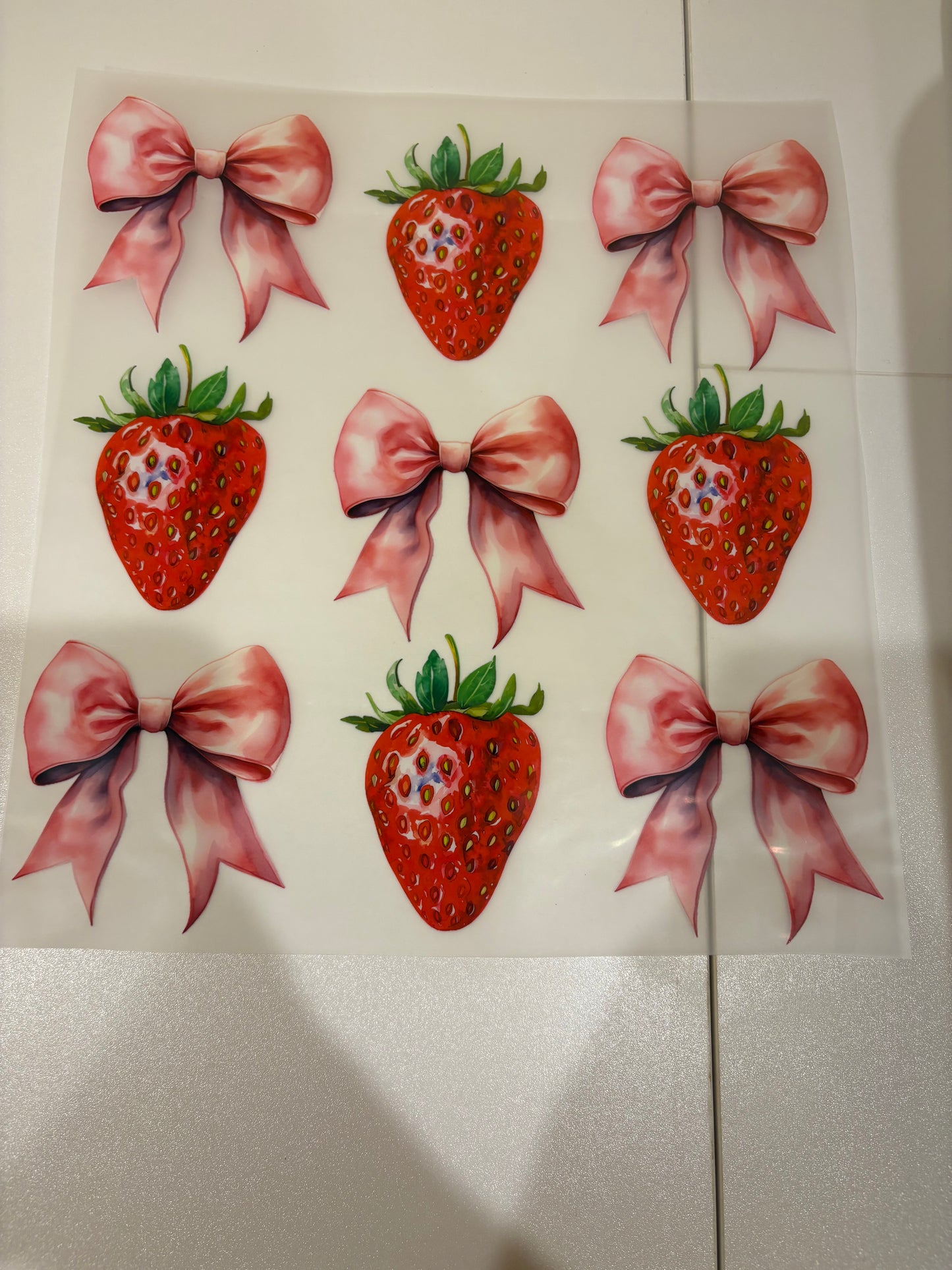 Strawberry Bows