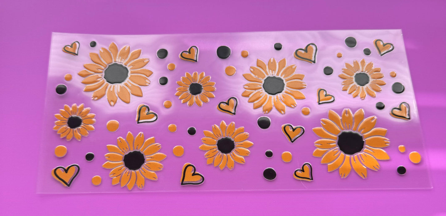 Yellow Daisy/Hearts
