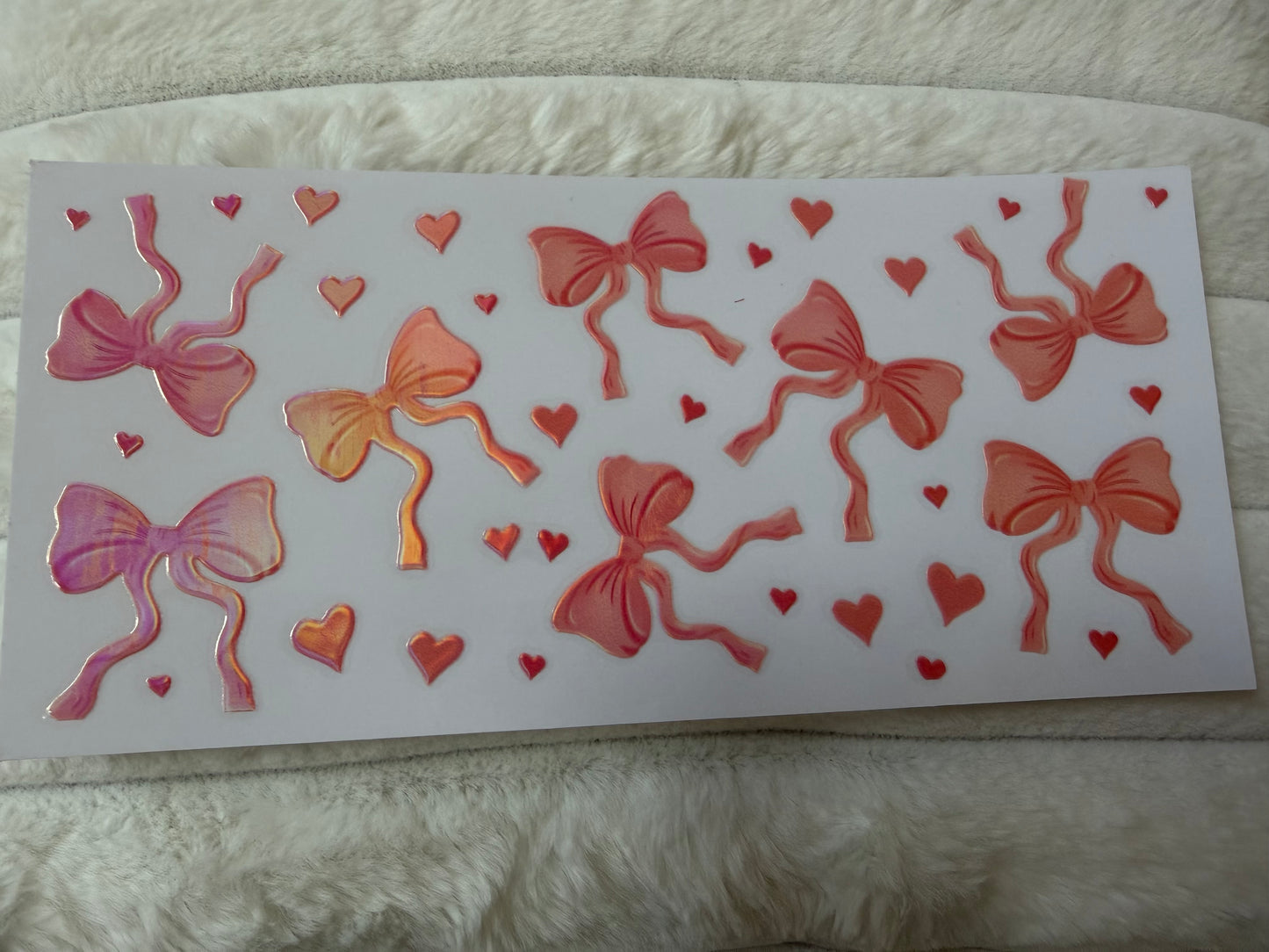 Holo Bow Hearts