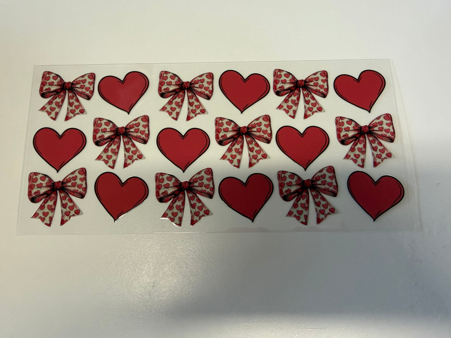 Red Hearts Bows