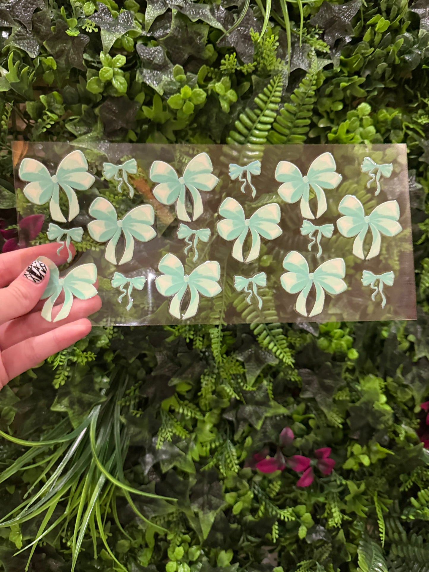 Teal Bows
