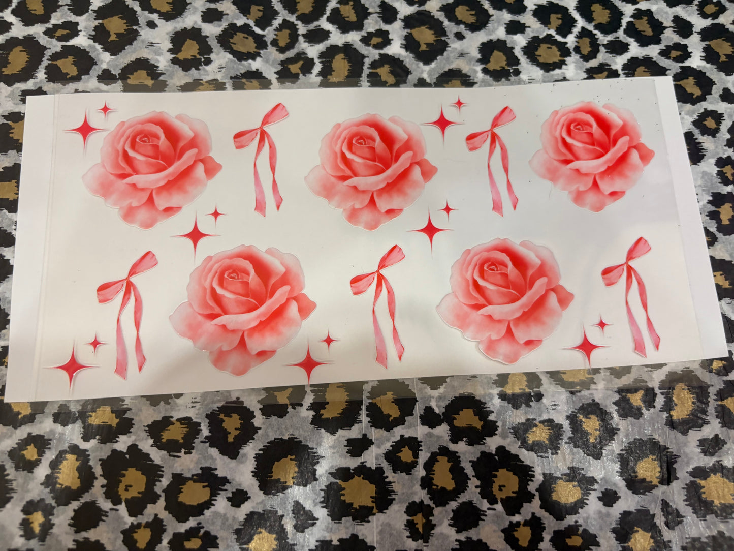 Pink Roses/Bow