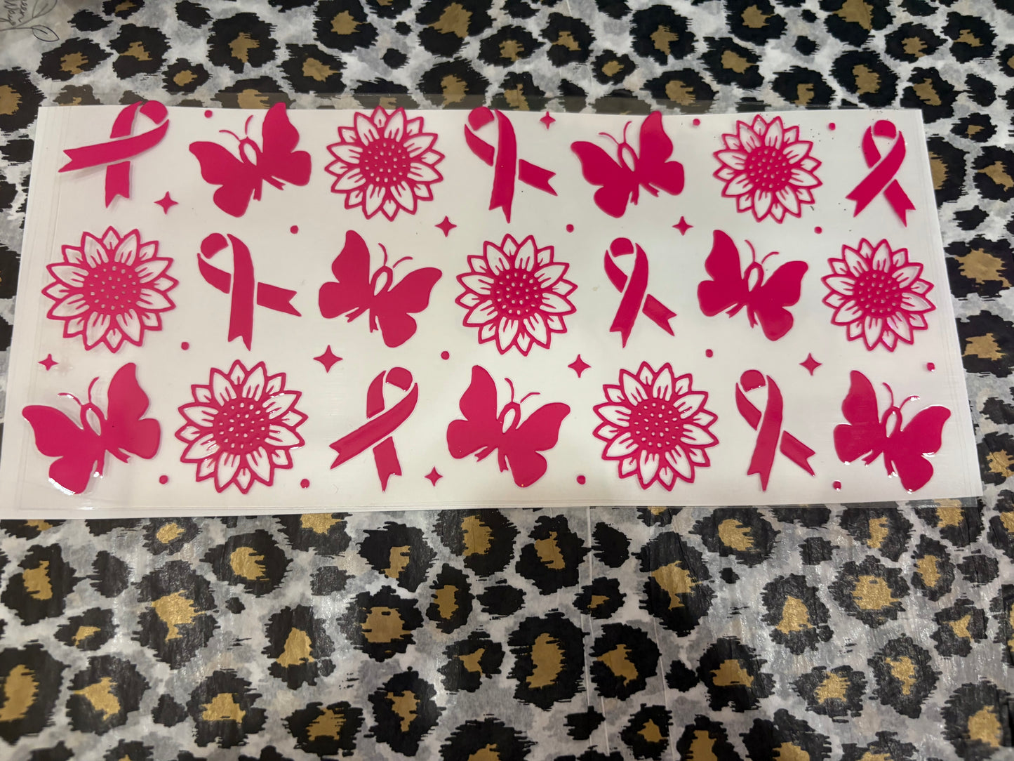 Ribbon Floral Breast Cancer
