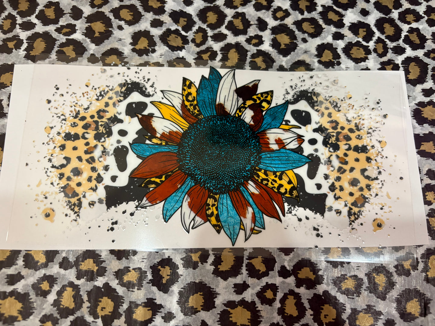 Cow Print Floral