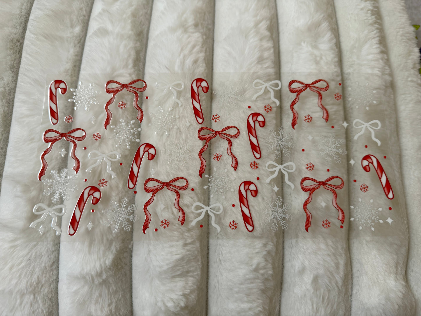 Candy Cane Bows