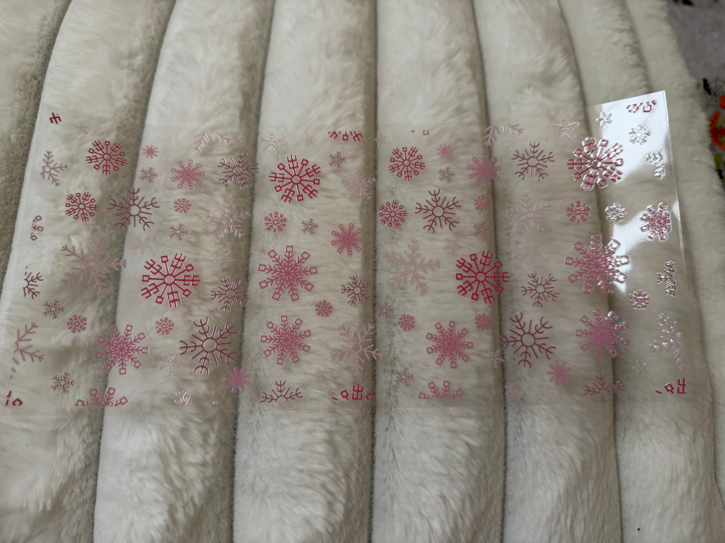Pink Snowflakes