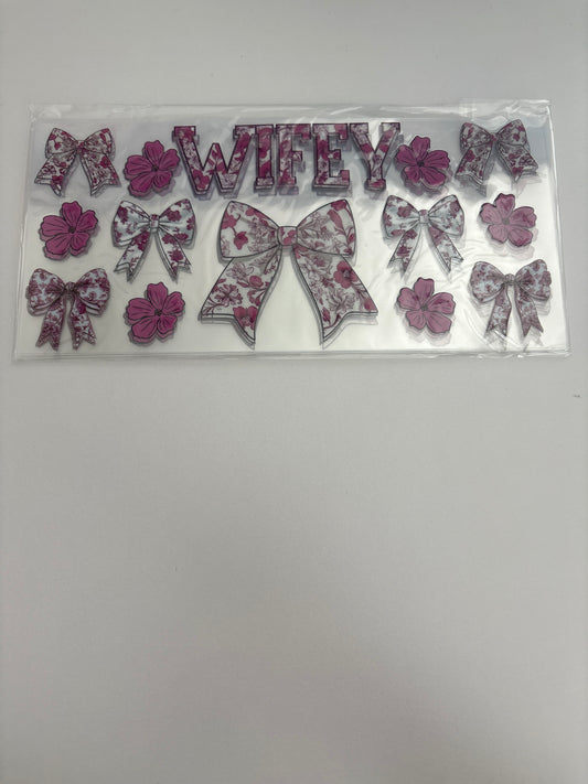 Wifey Bow Pink
