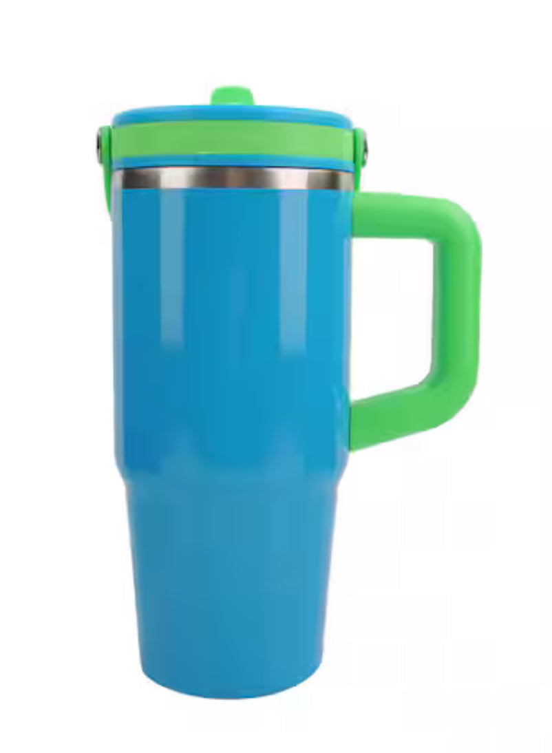 20 oz Neon Stainless Steel