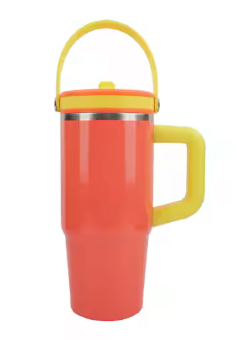 20 oz Neon Stainless Steel