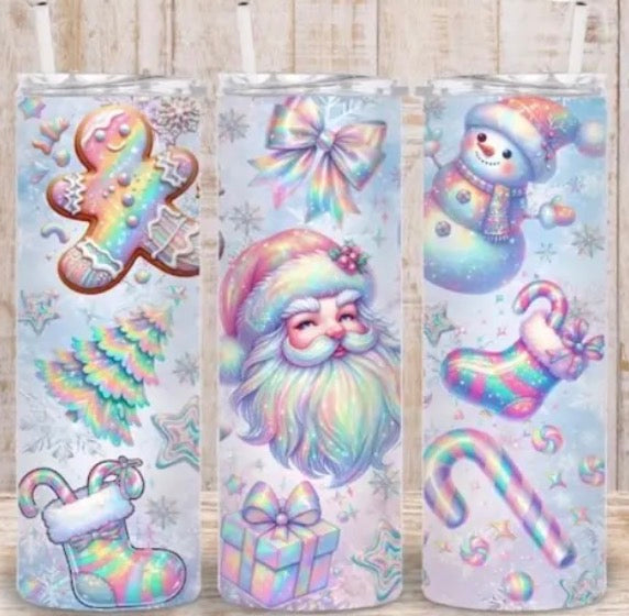 Pastel Santa