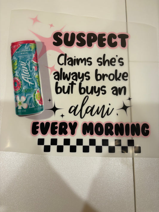 Claims she Broke