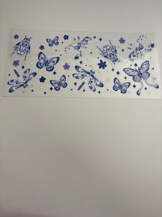 Blue Nature Butterfly 3