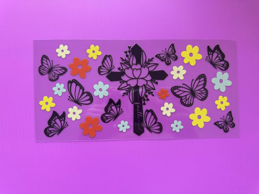 Cross/Butterflies