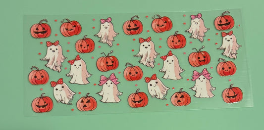 Cute pumpkin/ghost pink #7