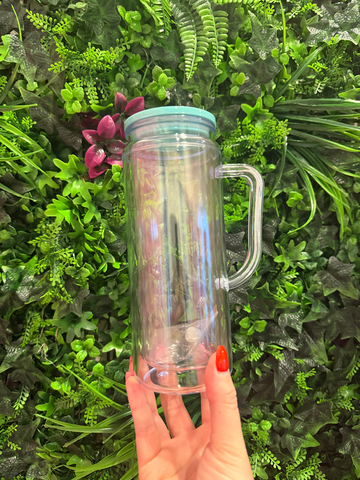 20 oz acrylic with handle