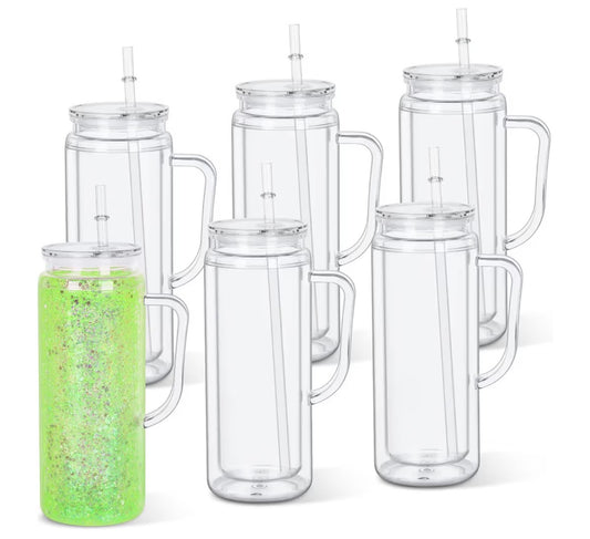 20 oz acrylic with handle