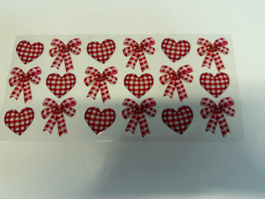 Red Heart Bow