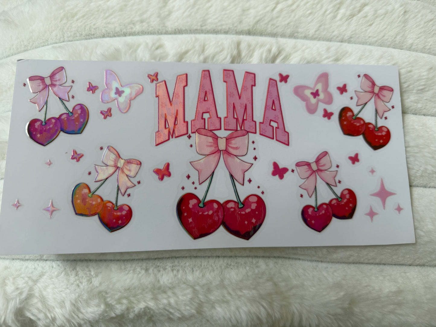 Mama Cherry Holo Bow