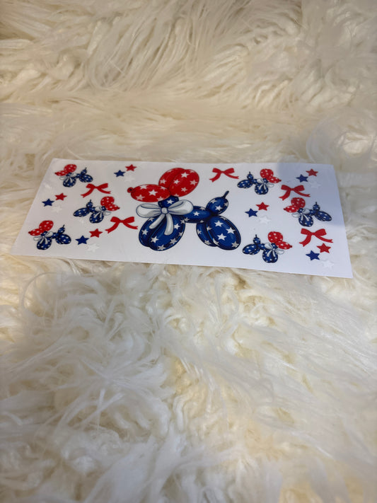 4th of July Ballon Dog