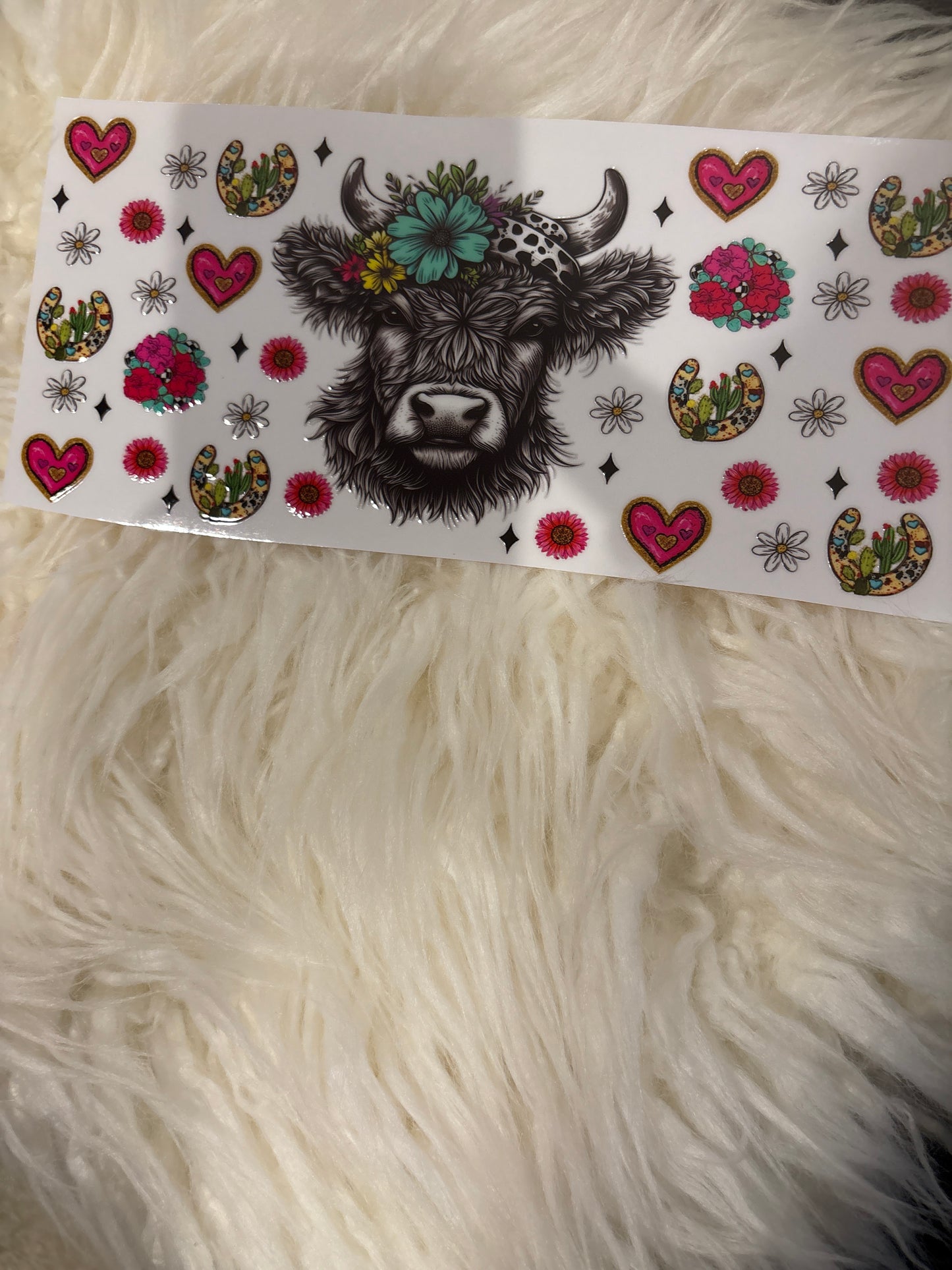 Cow Print Heart