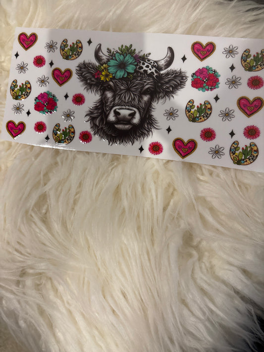 Cow Print Heart