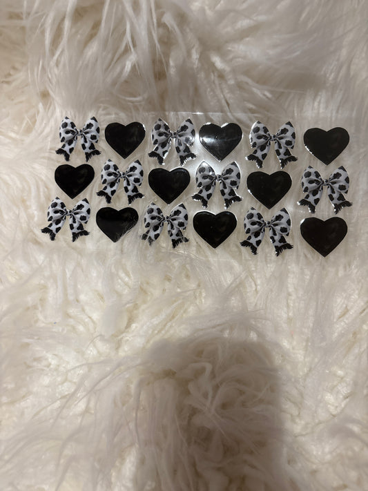 Black Bow/Hearts