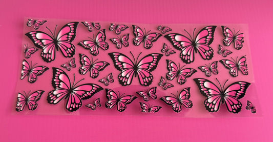 Pink butterflies