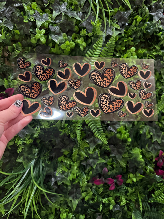 Cheetah Hearts Gold