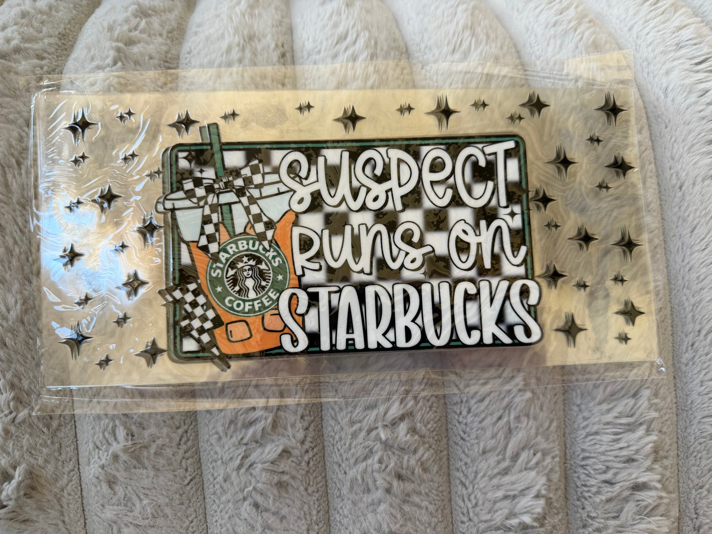 Suspect Drinks Starbucks