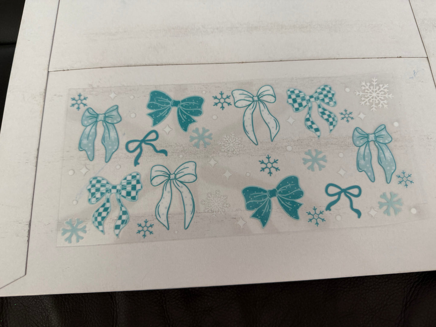 Blue/Teal Bows