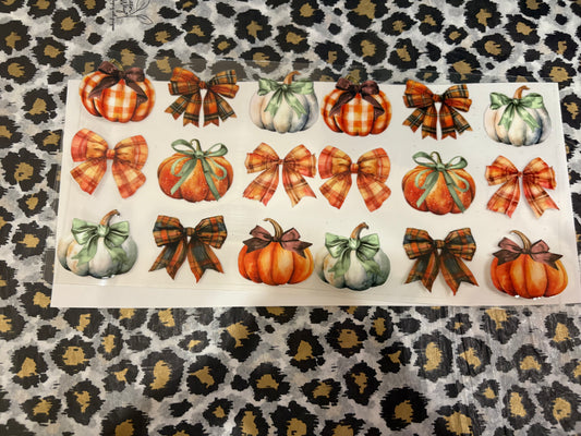 Pumpkin Fall Bows #73