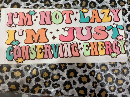 Im Not Lazy #104