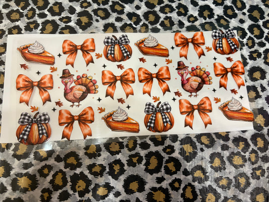 Fall Pumpkin Bow