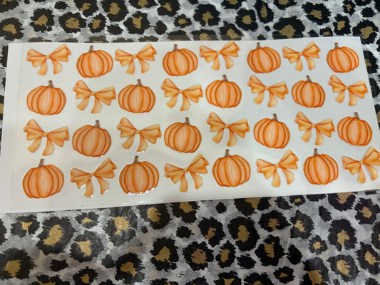 Orange Bow Pumpkin