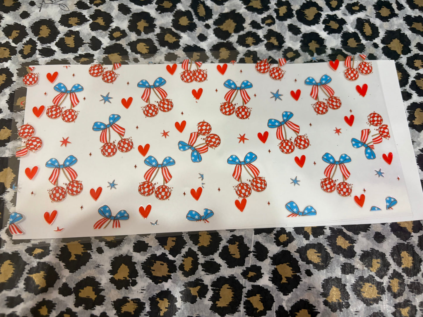 Fourth July Cherry Bow