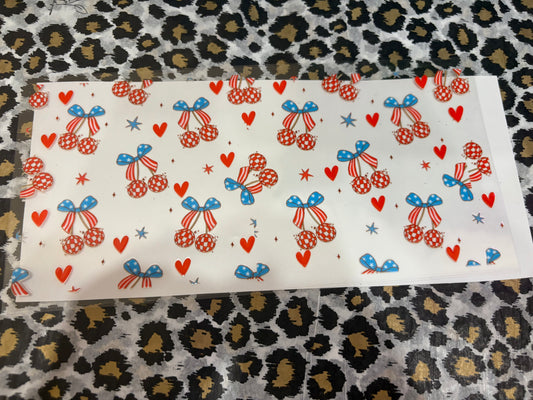 Fourth July Cherry Bow