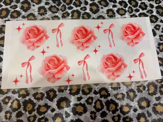 Pink Roses/Bow