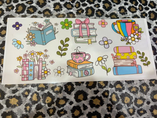 Books/Floral and Cups