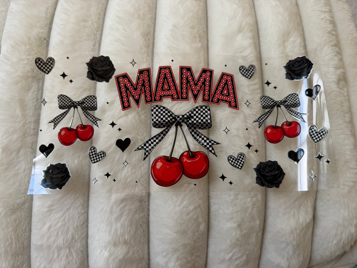 Mama Cherry Checkered