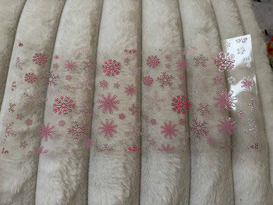 Pink Snowflakes